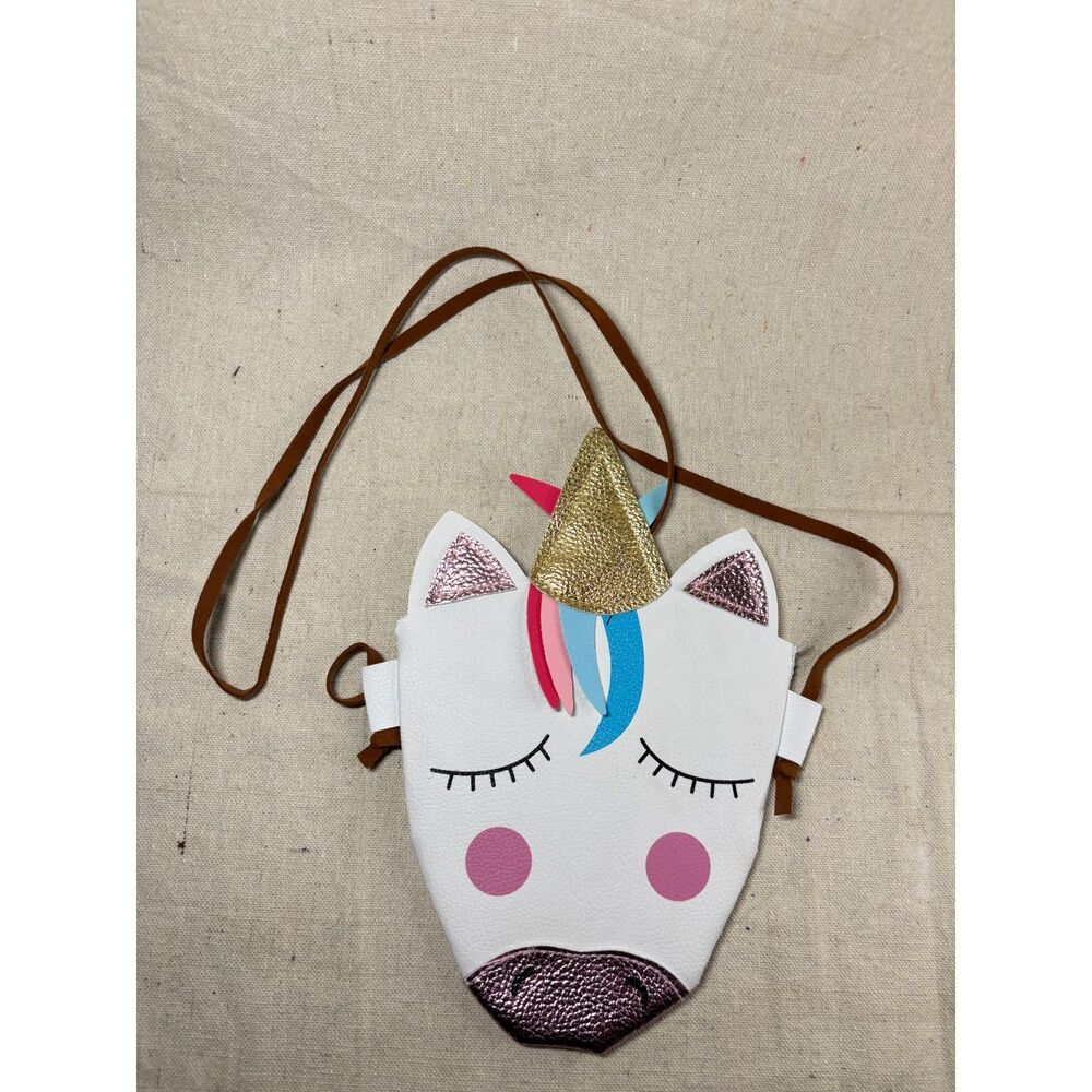 Unicorn Purse Faux Leather Shoulder Strap Lightweight Kids' Toy